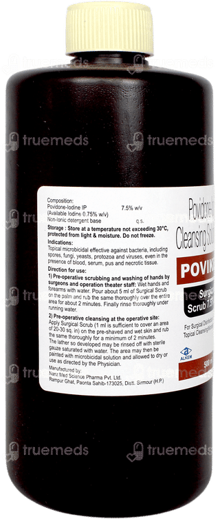 Povikem Surgical Scrub 500Ml